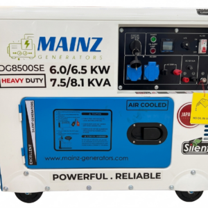 Mainz Groupe Electrogene 8500SE,7.5 KVA,Silencieux,192fb,50Hz,Single 220V