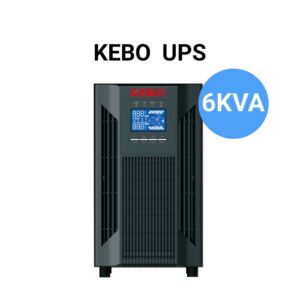 KEBO : UPS 6 KVA Pure Sine Wave OnLine, Input 110-300Vac,LCD Display,Intell