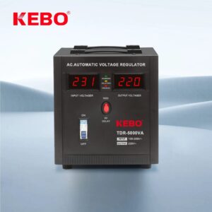 KEBO: TDR-5000VA, INPUT 140V-260V, 1 PHASE , TRANSFORMER, LED Display
