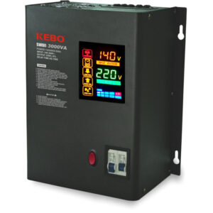 KEBO: WDR-3000VA, INPUT 100V-260V, 1 PHASE , RELAY, LED Display