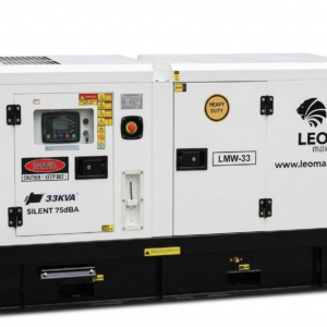 Leo max Generateur 33kva,75 DBA, Silencieux